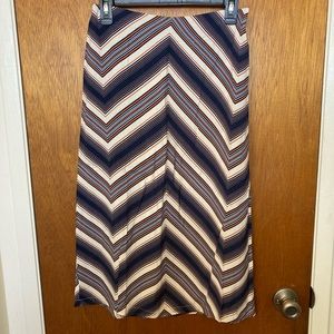 2 for $5: ModCloth Orange and Navy Chevron Striped